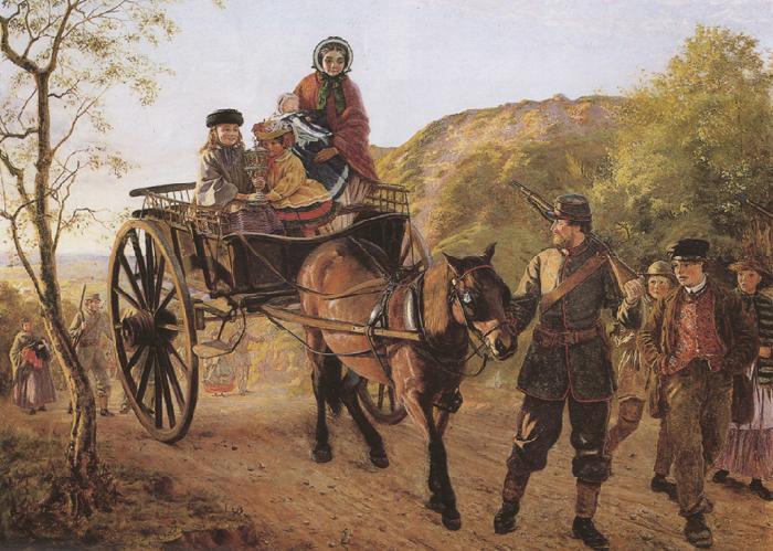 Frederick bacon barwell The Hero of the Day (mk37) oil painting image